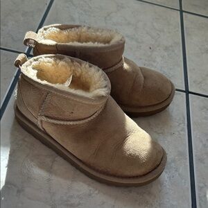 UGG sand micro mini kids boots